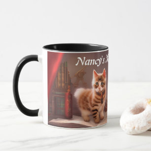 Nancy's Morning Coffee Personalized Customizable Mug
