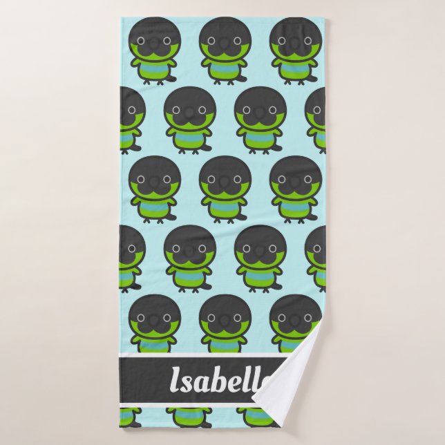 Nanday parakeet bath towel (Bath Towel)