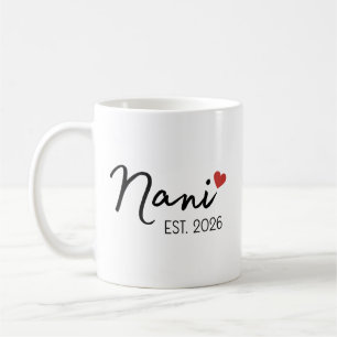 Nani Nana Est 2026 Set, New Indian Grandparent Coffee Mug