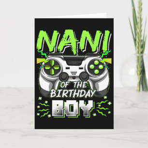 Nani Of The Birthday Boy Video Game Family Matchin Card