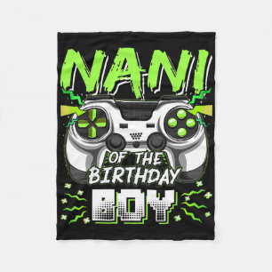 Nani Of The Birthday Boy Video Game Family Matchin Fleece Blanket