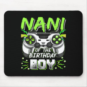 Nani Of The Birthday Boy Video Game Family Matchin Mouse Pad