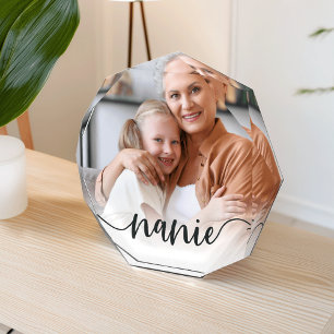 Nanie   Grandma Script Overlay Photo Block