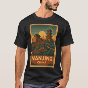 Nanjing China Vintage Travel Tourism T-Shirt