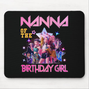 Nanna The Birthday Girl K-pop Family Bday Party Mouse Pad