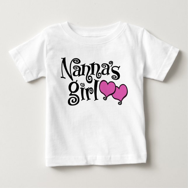 Nanna's Girl Baby T-Shirt (Front)