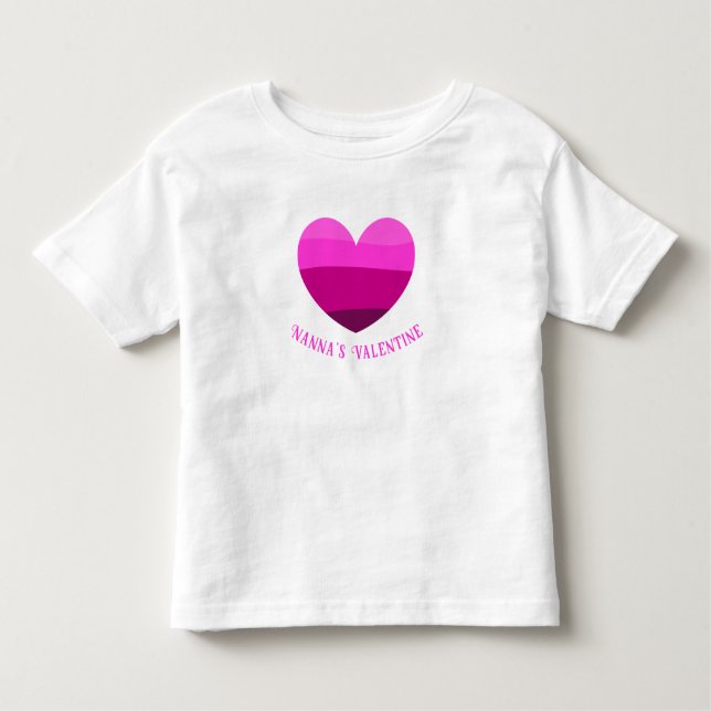 Nanna's Valentine Toddler T-Shirt (Front)