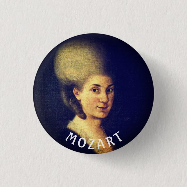 Nannerl Mozart 3 Cm Round Badge (Front)