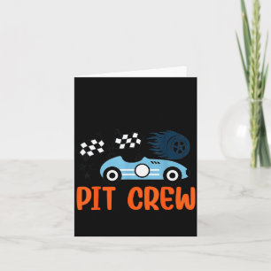 Nannie T Crew Race Car Family Matching Birthday  Card