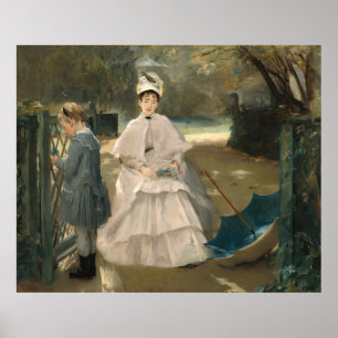 Nanny and Child - Eva Gonzalès Fine Art Poster