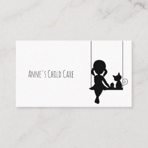 Nanny Babysitter Child Care Business Card