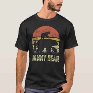 Nanny Bear Matching Family Cub 3 kids Mother's Day T-Shirt