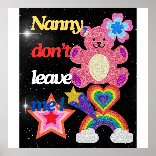 Nanny,dont leave me ! poster (Front)