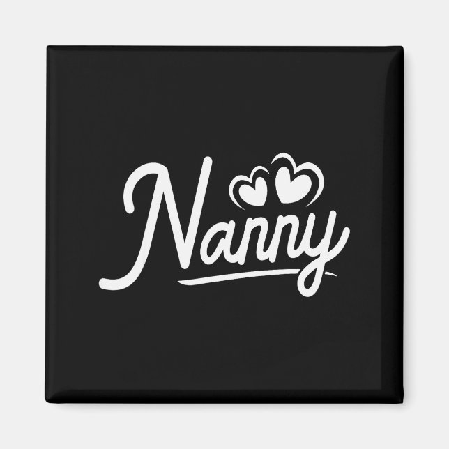 Nanny From Granhildren Nanny Shirts For Women Nann Magnet (Front)