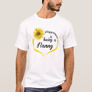 Nanny Gift: Happiness Is Being A Nanny T-Shirt