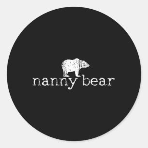Nanny Grandma Mothers Day Gift Classic Round Sticker
