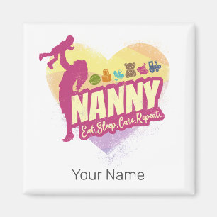 Nanny Nursemaid Vintage Babysitter Childcare Nurse Magnet