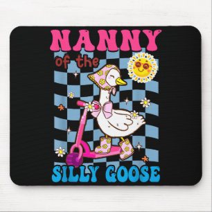 Nanny Of The Silly Goose First Birthday Family Mat Mouse Pad