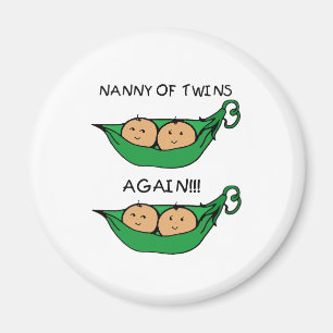 Nanny of Twins Again Pod Magnet