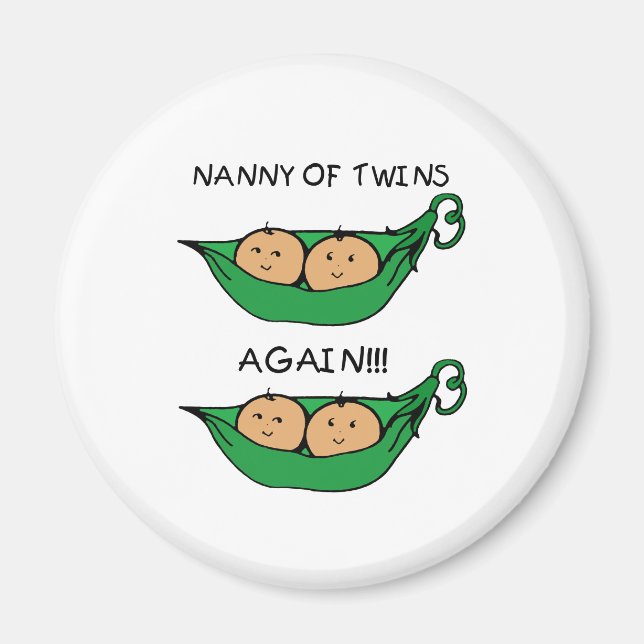 Nanny of Twins Again Pod Magnet (Front)