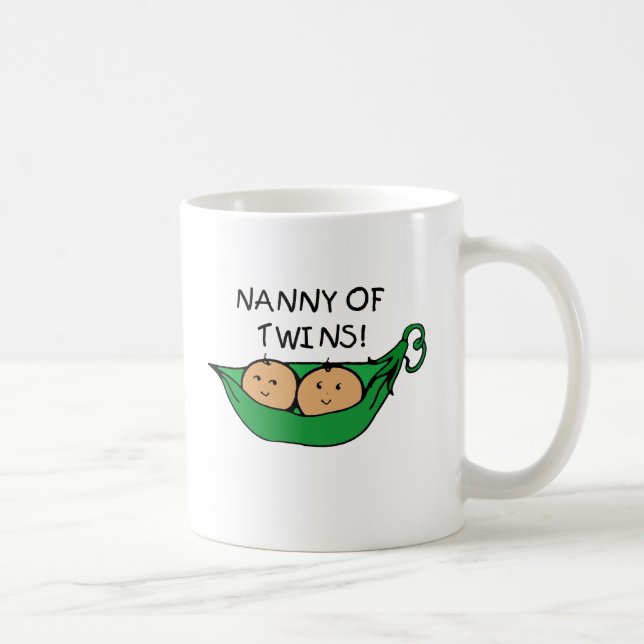 Nanny of Twins Pod Coffee Mug (Right)