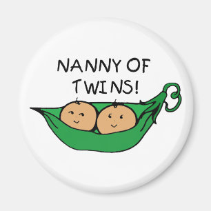 Nanny of Twins Pod Magnet