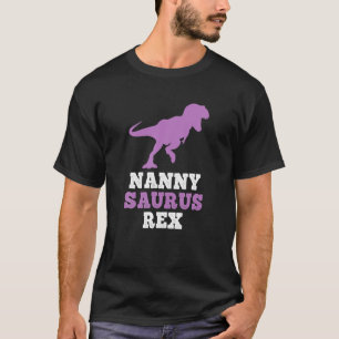Nanny-Saurus Rex Funny Dinosaur Nannysaurus Gift M T-Shirt