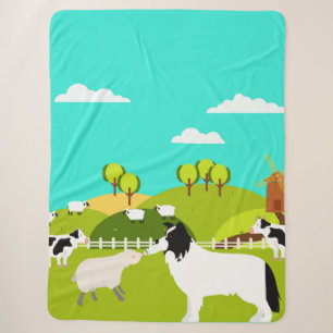 nanny sherpa blanket