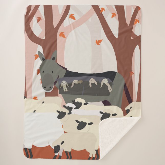 nanny sherpa blanket (Front)