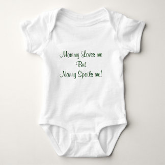 "Nanny Spoils me" Onsie Baby Bodysuit
