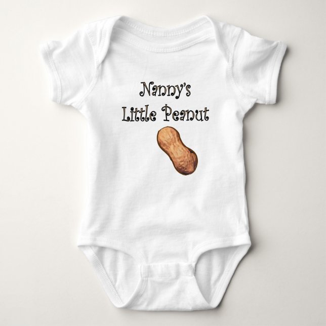Nanny's Little Peanut Baby Bodysuit (Front)