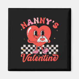 Nanny's Valentine Happy Valentines Day Boy Girl Ki Magnet