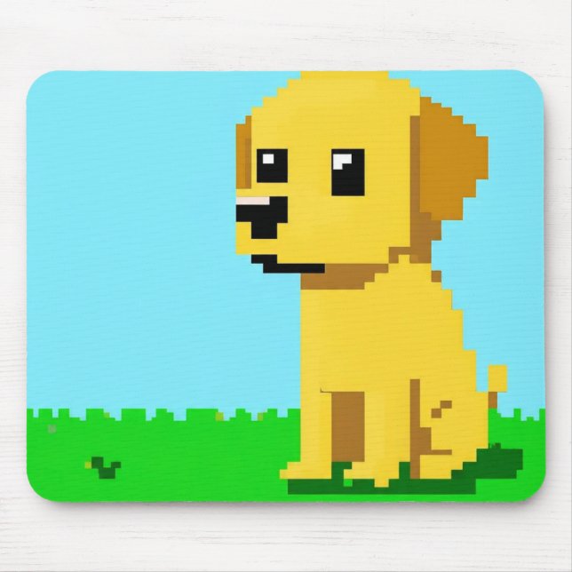 Nano banana pup pop mouse pad (Front)