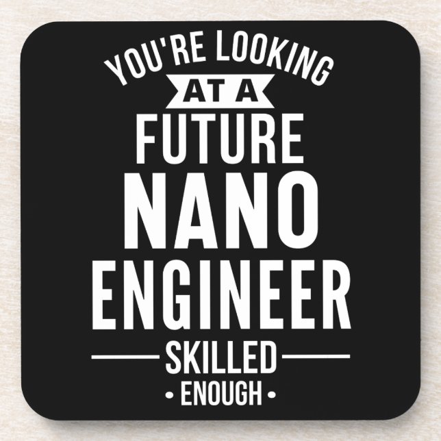 NANO engineer gift Coaster (Front)