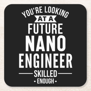 NANO engineer gift Square Paper Coaster