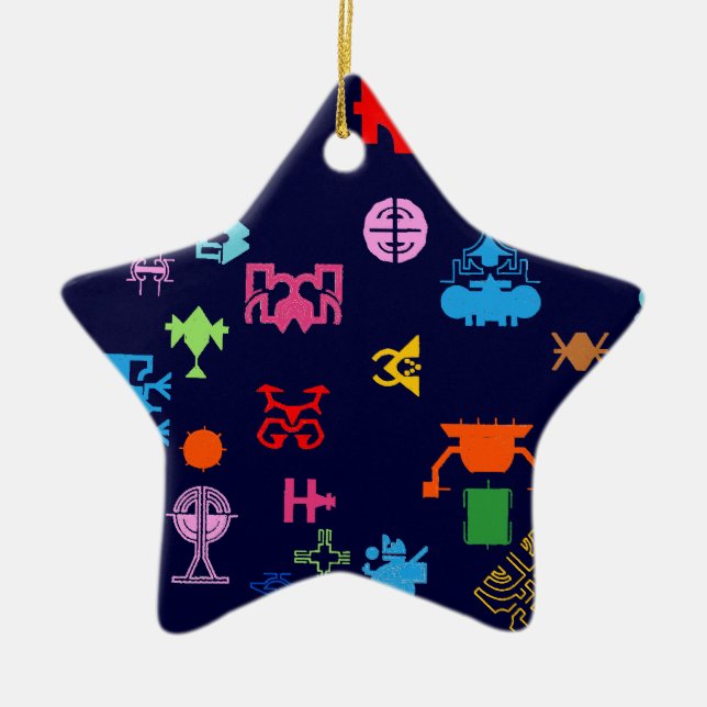 Nano Future Fun Ceramic Ornament (Front)