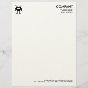 Nanobot Symbol - (Felt) Personalized Letterhead