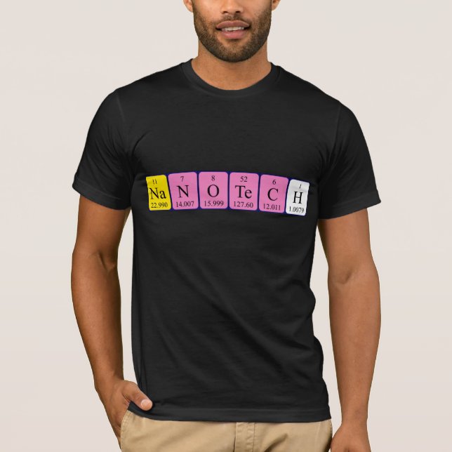 Nanotech periodic table name shirt (Front)