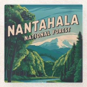 Nantahala National Forest Glass Coaster