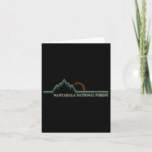 Nantahala National Forest North Carolina Hiking Ca Card