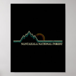 Nantahala National Forest North Carolina Hiking Ca Poster