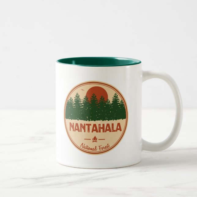 Nantahala National Forest Two-Tone Coffee Mug (Right)
