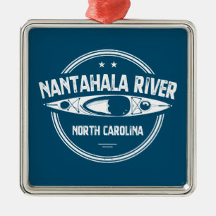 Nantahala River, North Carolina Metal Ornament