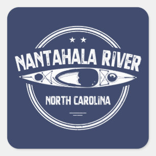 Nantahala River, North Carolina Square Sticker