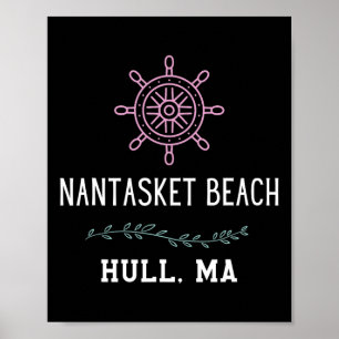 Nantasket Beach Trendy Hull Machusetts Vacation Tr Poster