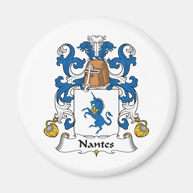 Nantes Family Crest Magnet (Front)
