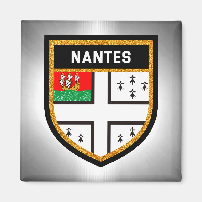 Nantes Flag Magnet (Front)