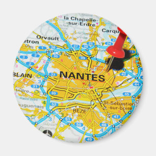 Nantes, France Magnet