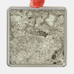 Nantes Metal Tree Decoration