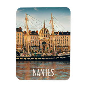 Nantes Photo Vintage  Magnet